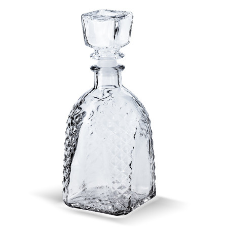 Бутылка (штоф) "Арка" стеклянная 0,5 литра с пробкой  в Белгороде